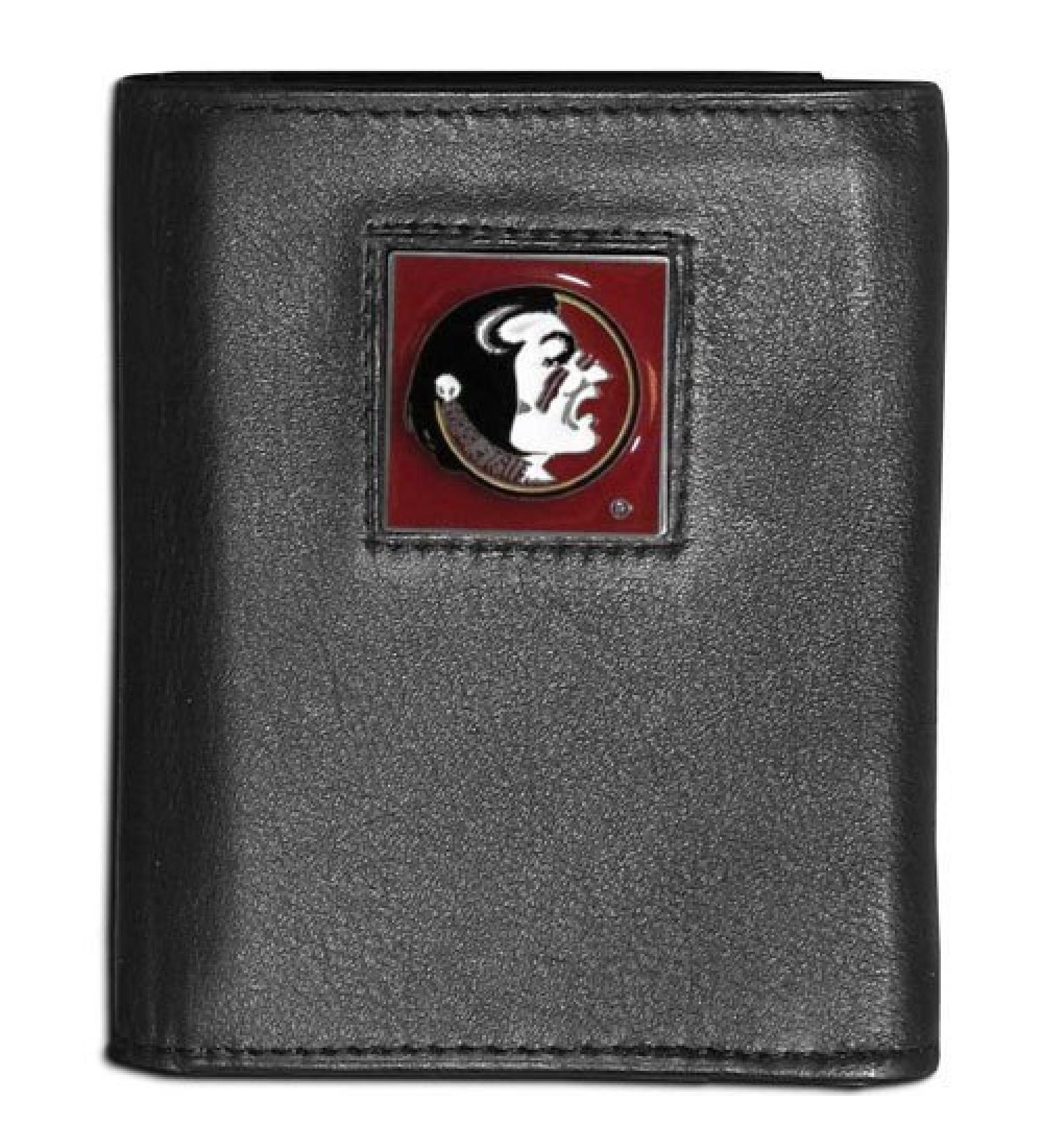 Siskiyou Sports NCAA Leather Tri-Fold Wallet Florida State Seminoles