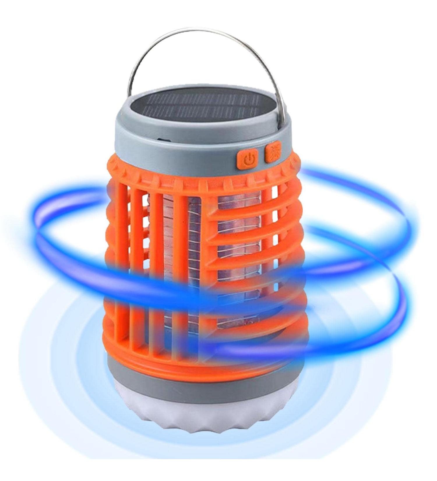 Mosquitoes Killers Lamp Camping Buggs Zapper Solar & USB Powered Electric Fly Killers Mosquitoes Killers Lantern Outdoor Mosquitoes Lamp for Home Camping Garden - Buy Online on GoSupps.com