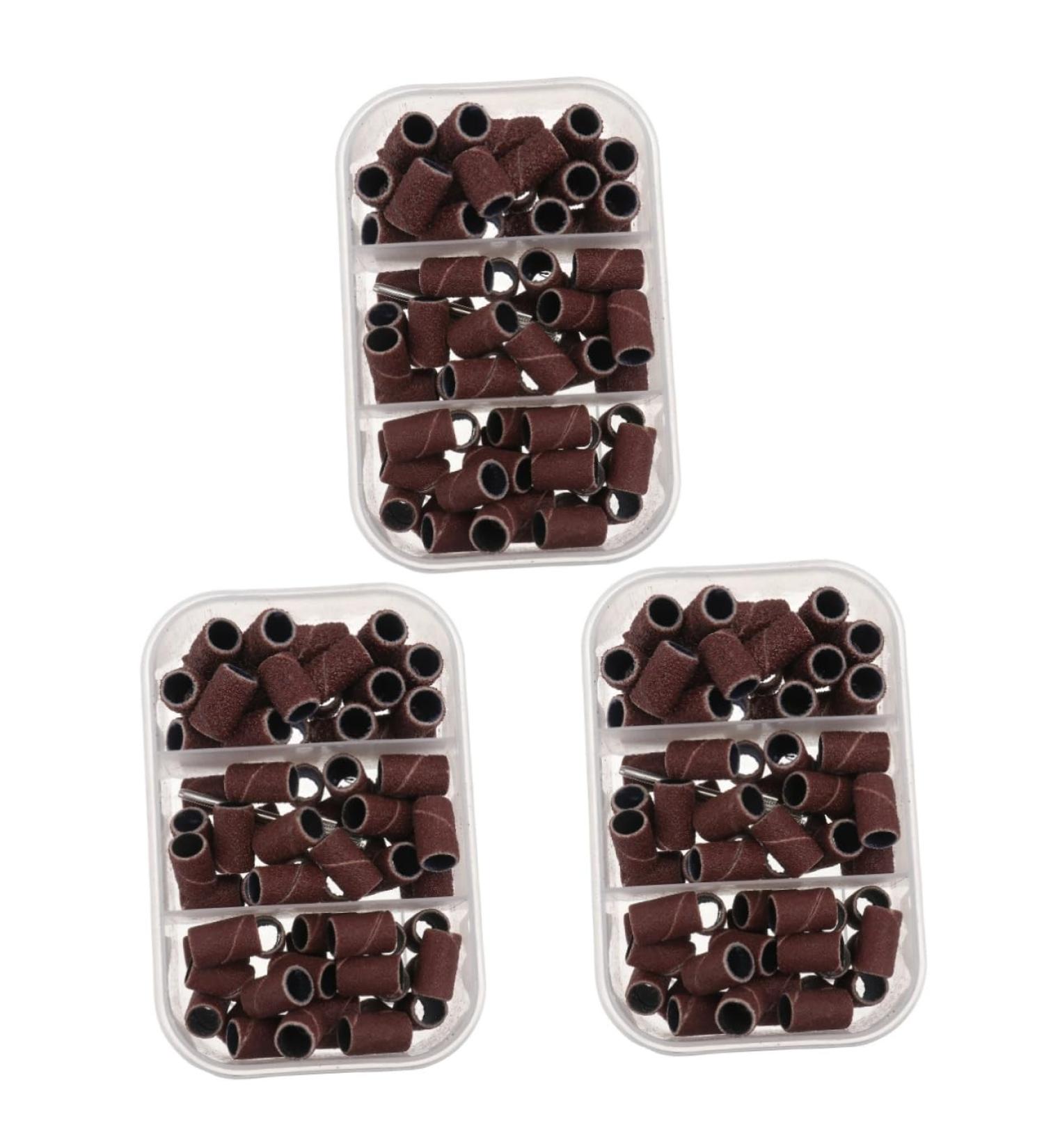 Angoily 3 Boxes Boxed Manicure Circle Nail Accessories Manicure Sand Rings Girl Nail Sanding Bands Nail Art Polishing Sanding Band Resin Abrasive Cloth Polisher Manicure Tools - Buy Online on GoSupps.com