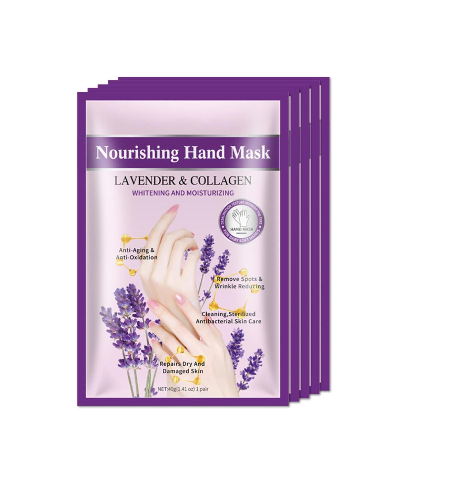 Moisturising Hand Mask for Dry Hands Hand Nourishing Gloves - Whitening Hand Masks Hand Care Spa Treatment Intensive Repair for Extremely Dry Cracked Hands - 5 Packs Lavender Lavender #2 - Buy Online on GoSupps.com