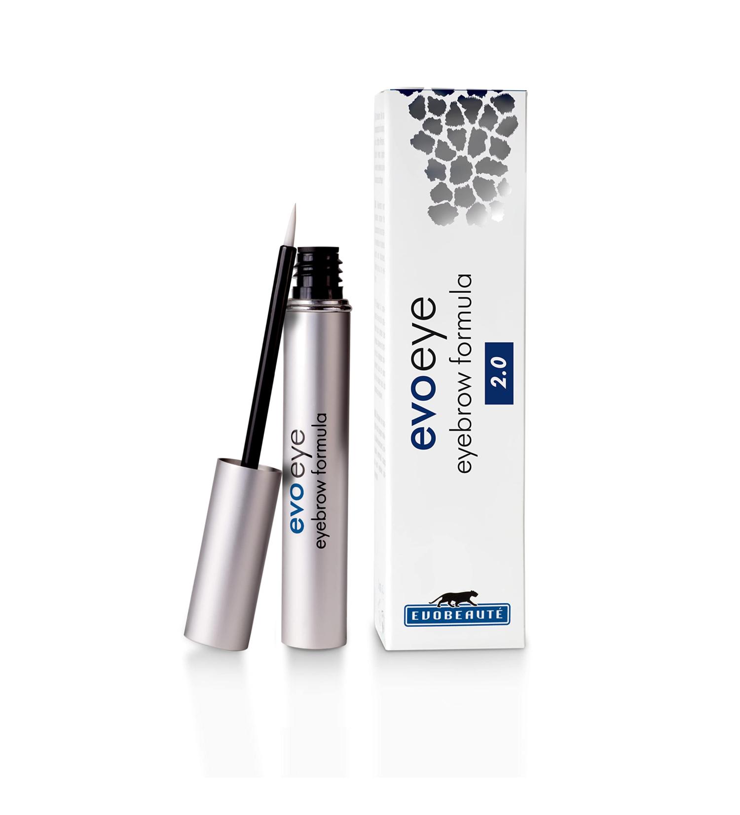 EVOBEAUT evoeye Eyebrow Formula 2.0 Serum for Thicker Eyebrows in 8 to 12 Weeks 6ml | Eyebrow Serum with Natural Booster