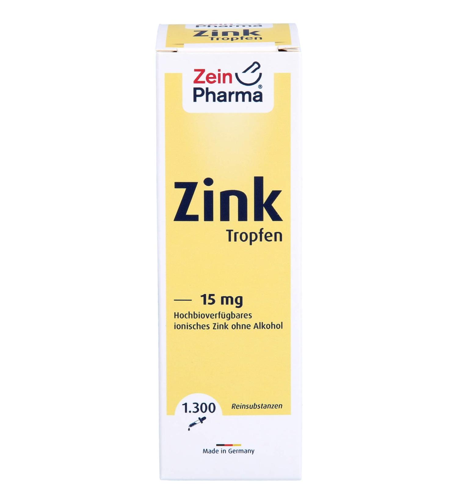  ZeinPharma Zein Pharma Zinc Drops 15 mg - 50 ml - Buy Online on GoSupps.com