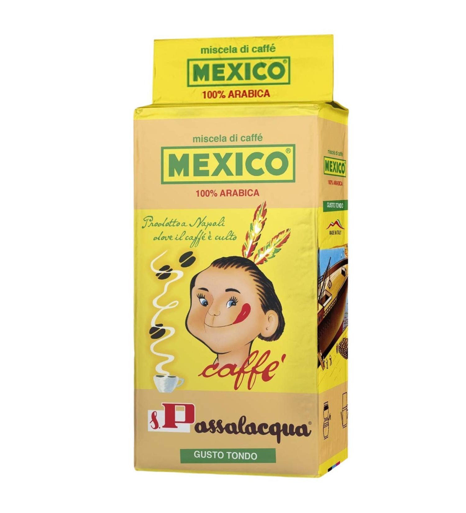 CAF PASSALACQUA MEXICO - ROUND FLAVOUR - 100% ARABICA - PACKAGE 250g MOULU - Buy Online on GoSupps.com