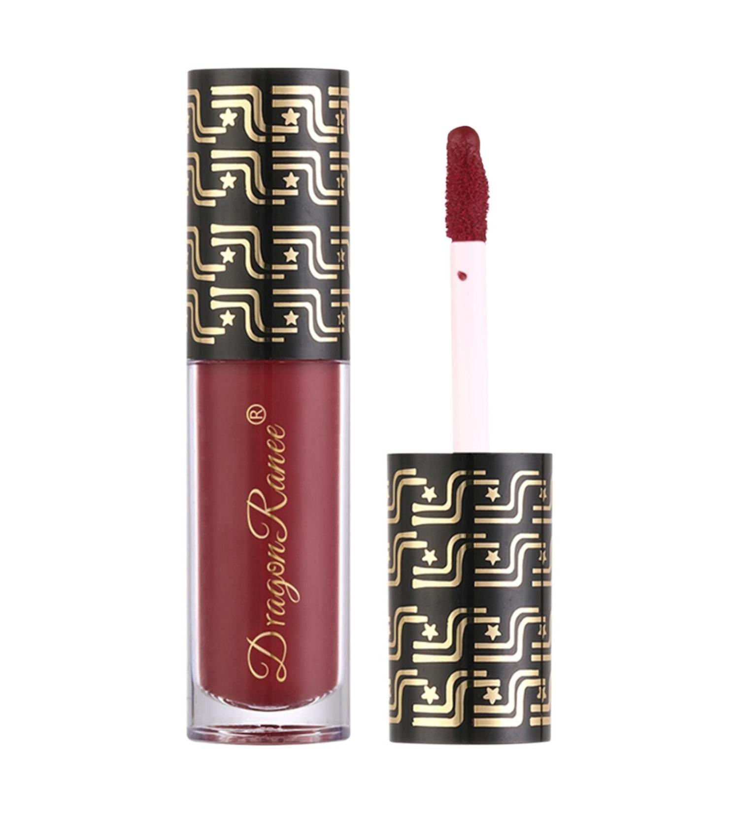 Hhseyewell No Smear Lipstick in Earth-Colored Black Purple Glaze - European Non-Stick Lipstick for Long-Lasting Wear - Buy Online on GoSupps.com