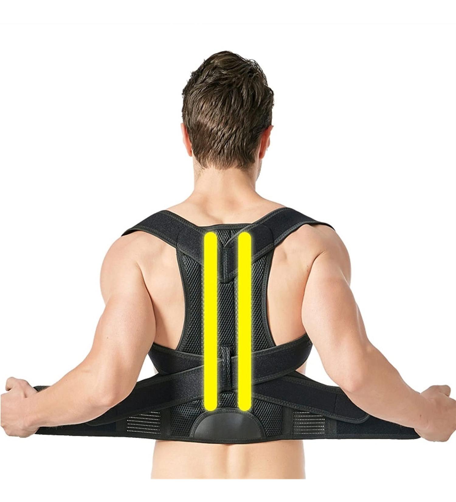 Posture Corrector Back Brace Spine Lumbar Support Belt for Men and Women Waist Straightener Waist Trainer Pain Relief Breathable Support (Size : X-Large) (Xx) (Large) - Buy Online on GoSupps.com