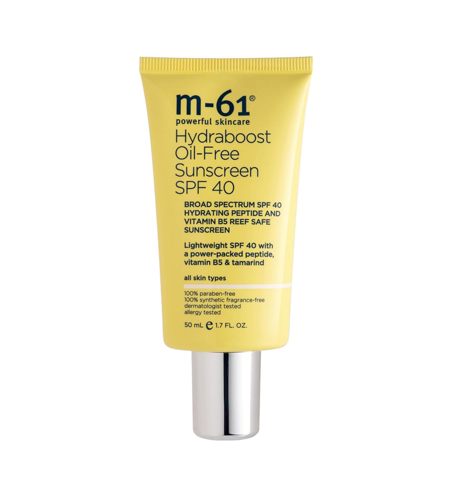 m-61 Hydraboost Oil-Free Sunscreen SPF 40 | Lightweight Oil-Free SPF 40 With A Power-Packed Peptide Vitamin B5 Tamarind 1.7 Fl Oz - Buy Online on GoSupps.com