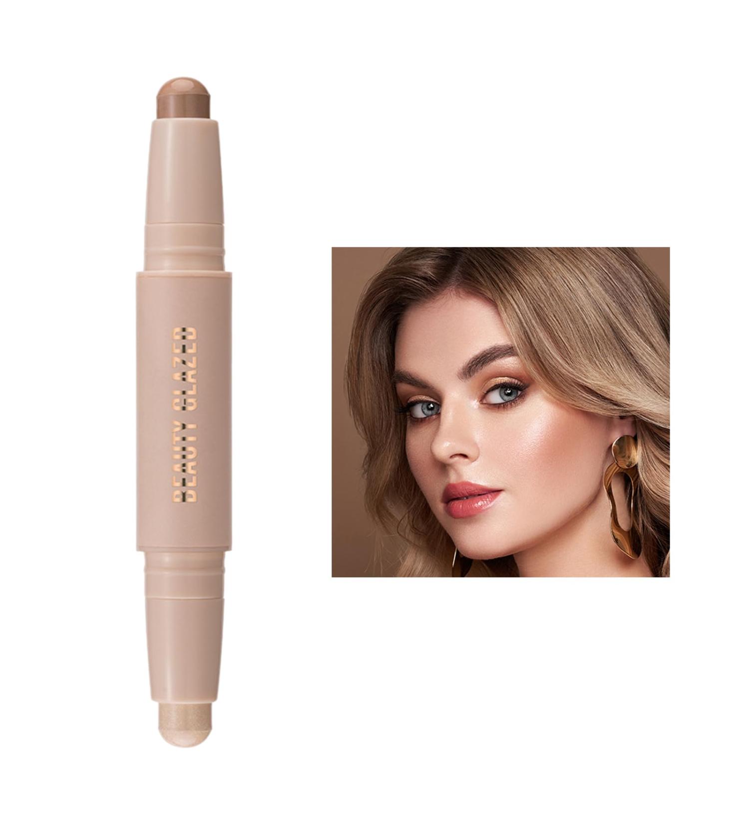 Contour Stick Makeup | Blendable Creamy Bronzer - Waterproof Face Concealer Pen Bronzer Stick Face Makeup Stick for Girls Women Troonz - Buy Online on GoSupps.com