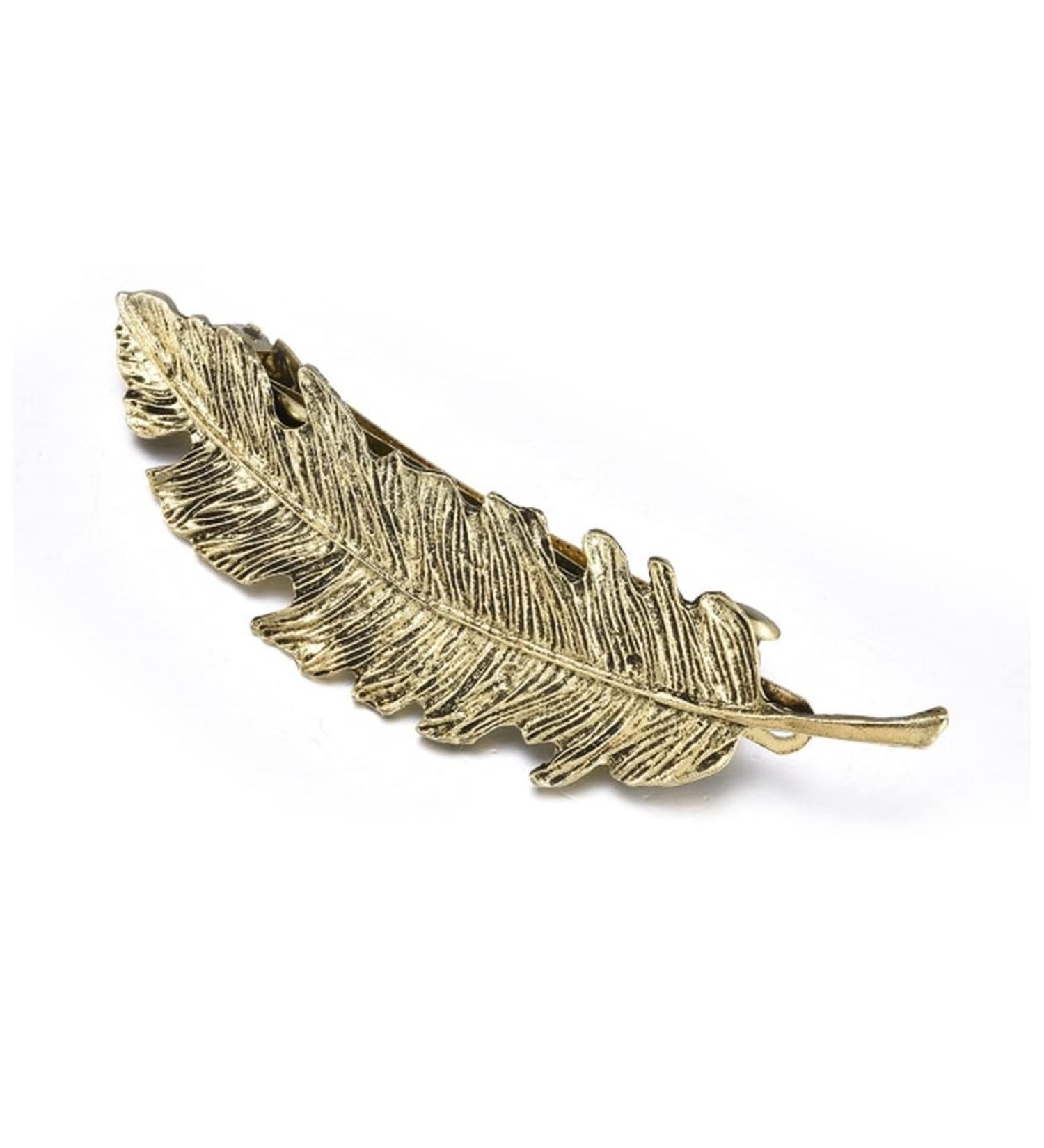 Hair Clips Korea Fashion Metal Feather Hairpin Hair Clips Hairpins Hairwear Accessories Women Jewelry Blue Hair Clips (Size : Antique Bronze Plated) - Buy Online on GoSupps.com