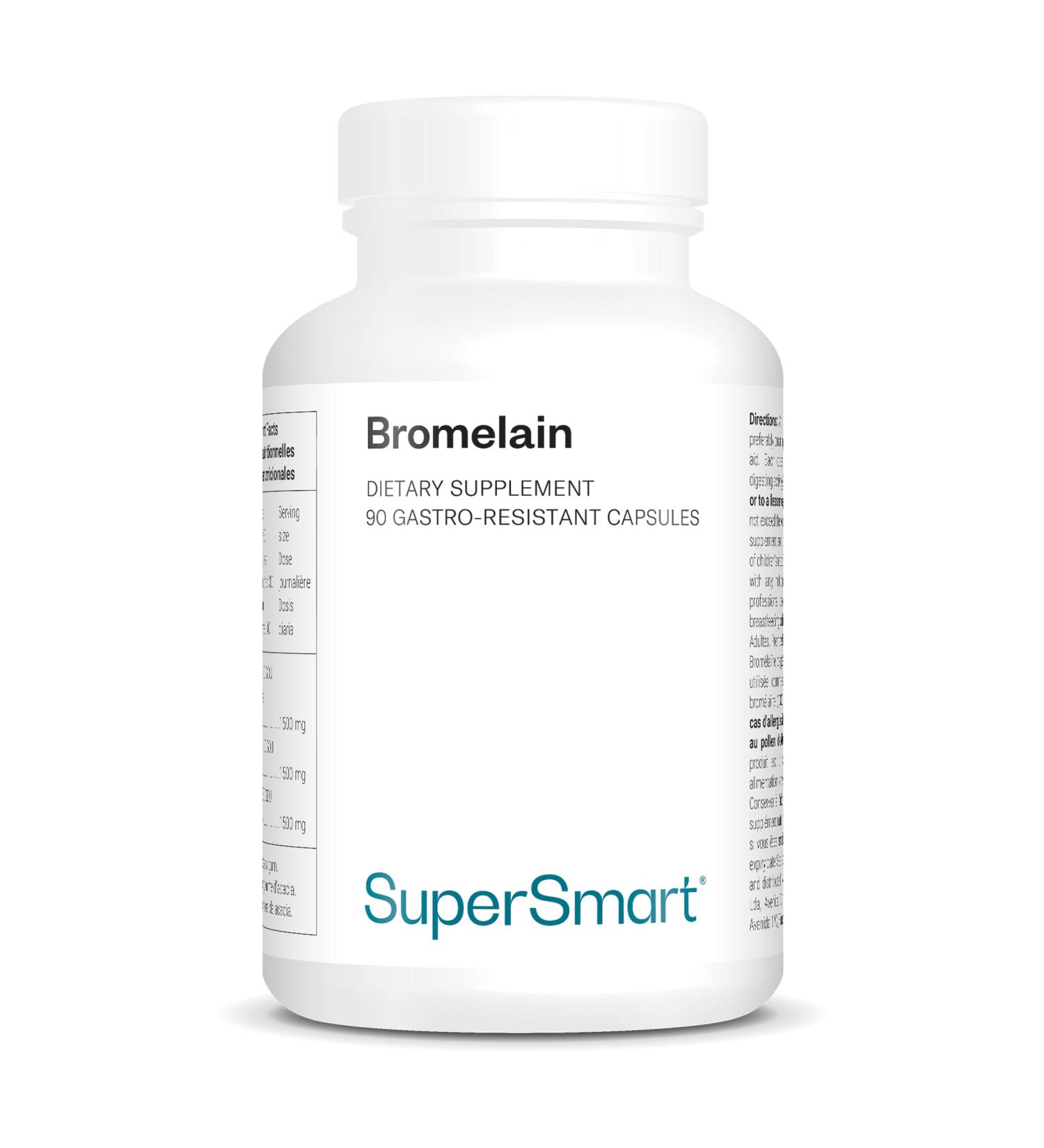 Bromela ne - Enzyme Anti-Inflammatoire - Extraite de la Tige de l'Ananas - Soutient le Syst me Immunitaire - Aide la Digestion et la R cup ration - DrCaps - Vegan - Supersmart - Buy Online on GoSupps.com