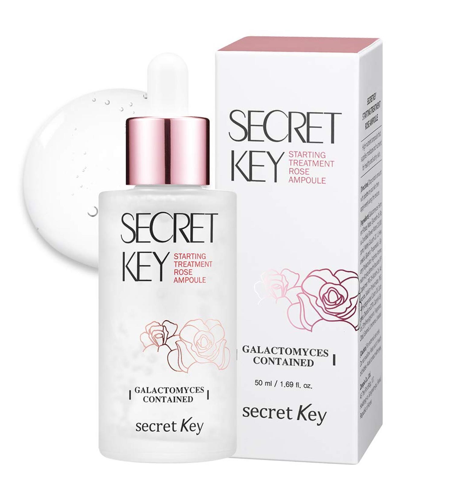 Secret Key Rose Ampoule 1.69 fl oz - Hydrating Skin Treatment & Anti-Aging Serum - Buy Online on GoSupps.com