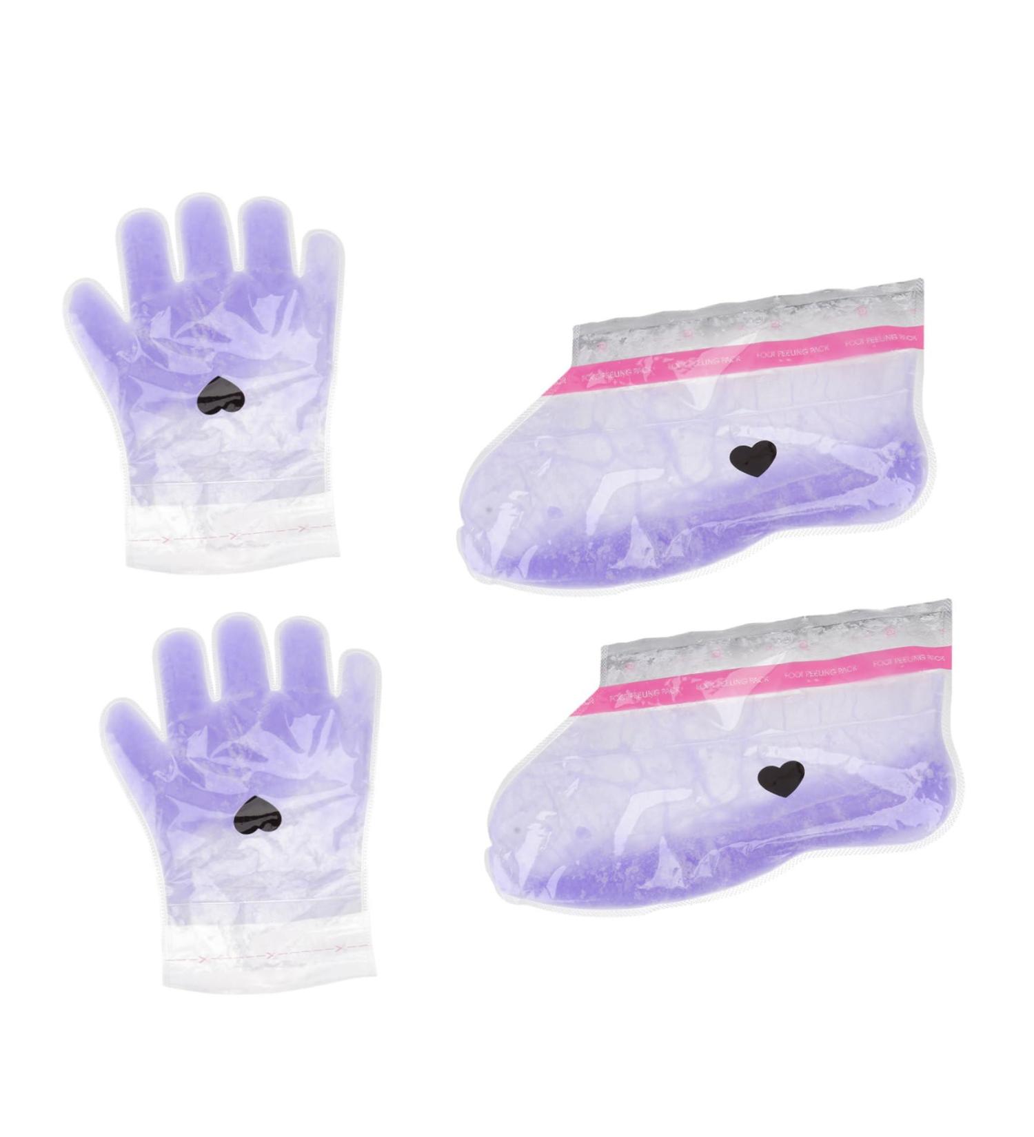 Kit De Cire Mains Pieds Film De Cire De Paraffine Lot De 2 Paires Mains Pieds (violet) - Buy Online on GoSupps.com