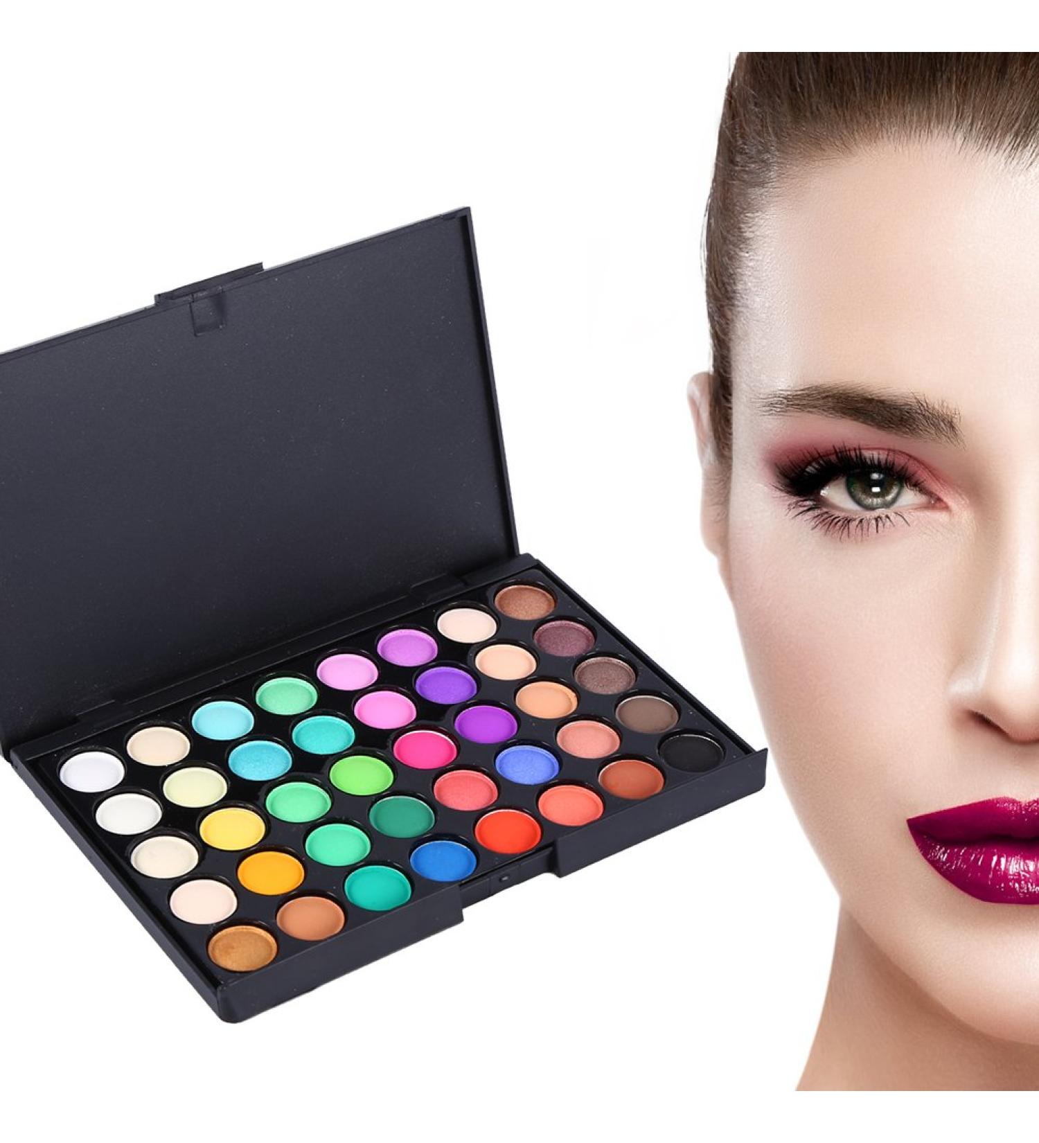 40 Colors Eyeshadow Palette Mineral Matte Pigment Waterproof Eye Shadow Powder Makeup Set(#2) - Buy Online on GoSupps.com