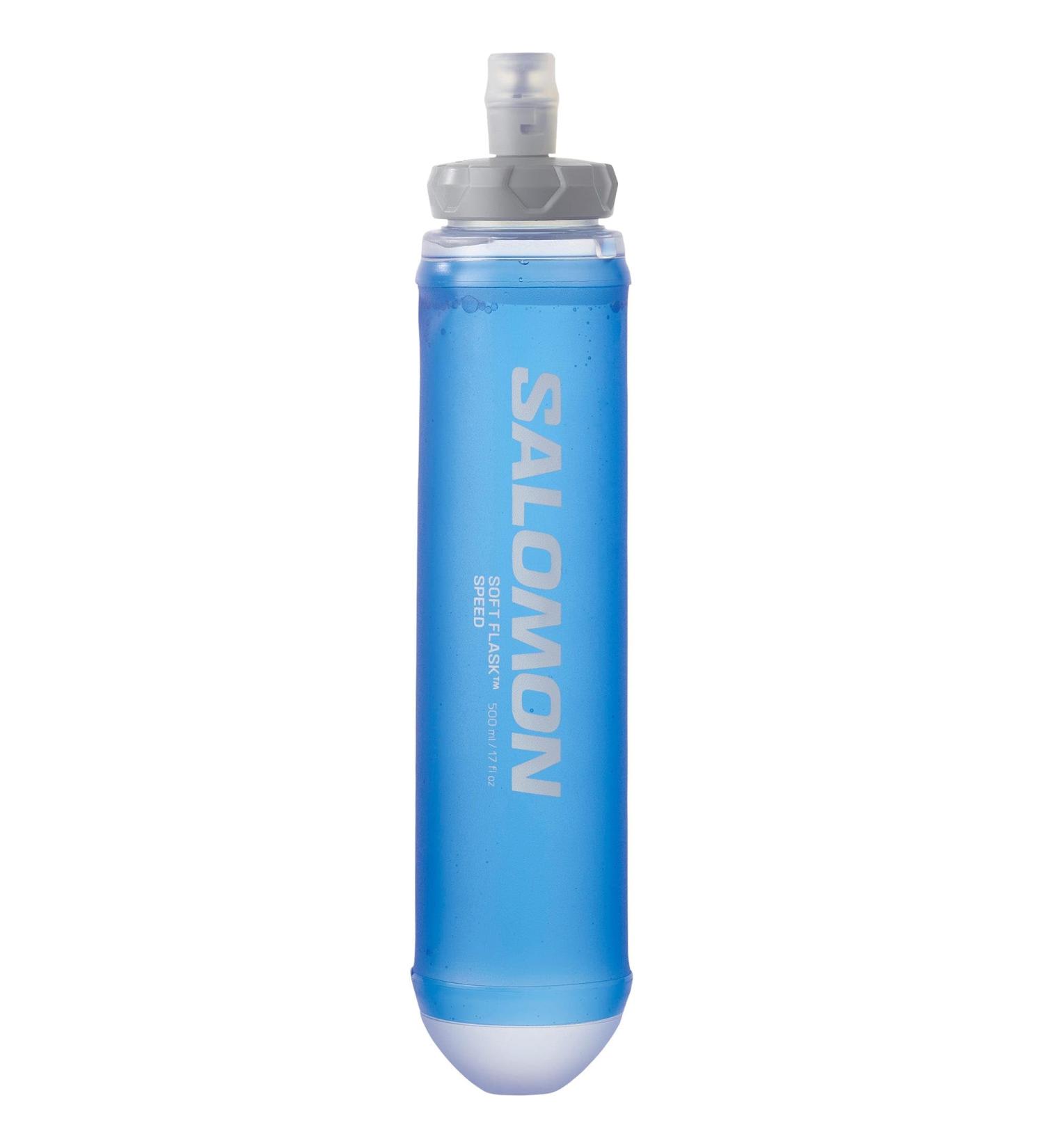 Salomon Soft Flask 500ml/17oz Speed 42 Unisex hydration accessories super -fast application comfort valve with high flow rate blue single