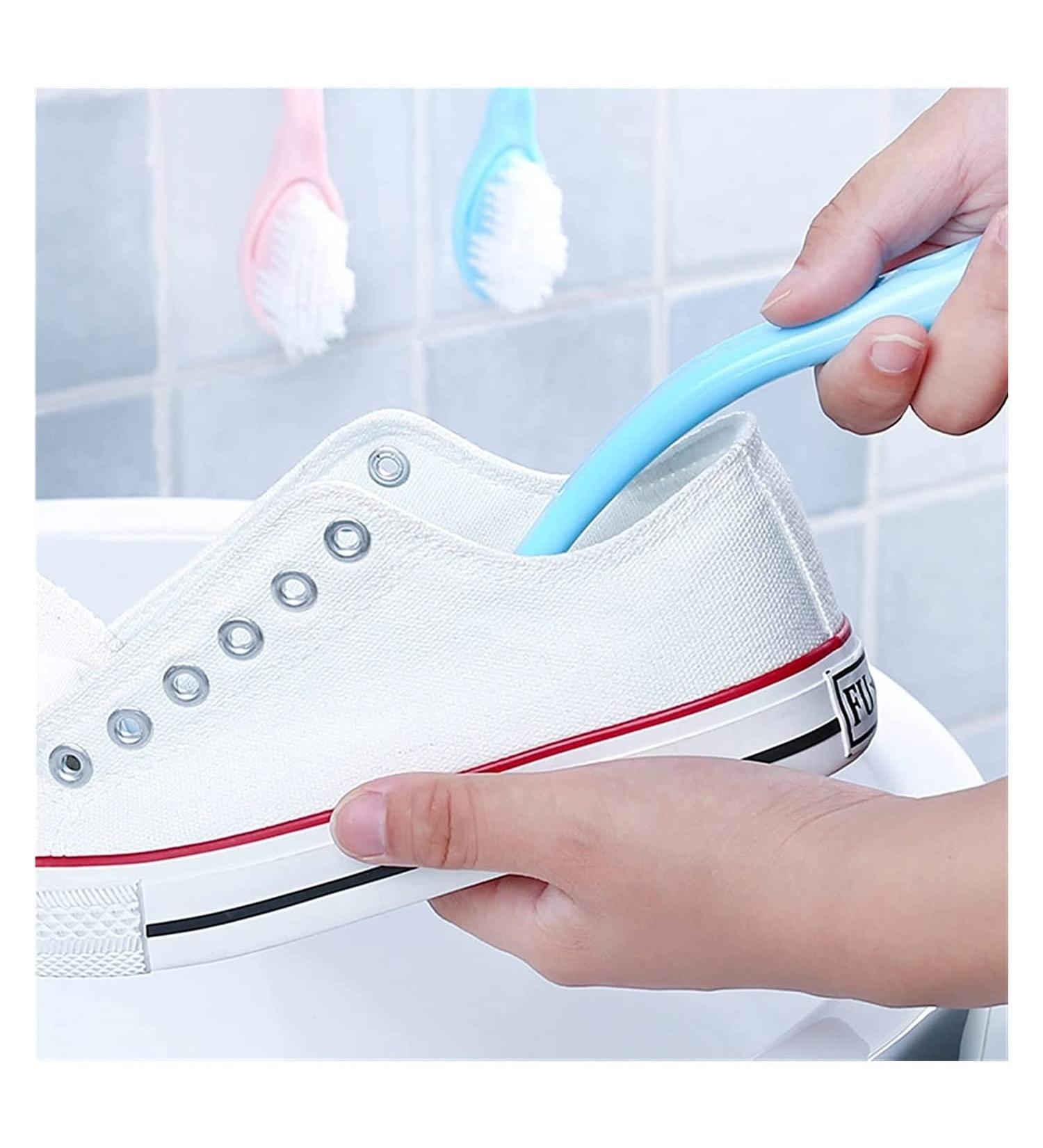 Home Shoes Brushes Double Long Handle Cleaner Cleaning Brushes Toilet Washing Dishes Portable Sneakers Shoe Cleaning Brush Tools Bathroom Tool Brush Onecolor - Buy Online on GoSupps.com