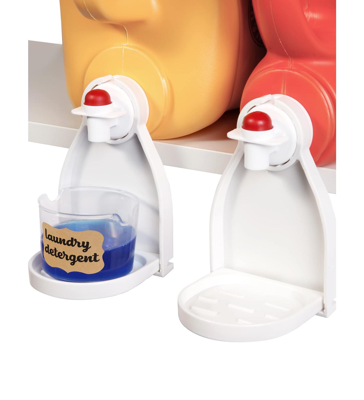 Cossylife Laundry Detergent Cup Holder - 2 Pack | Drip Catcher & Fabric Softener Gadget | Tidy Laundry Room Solution - Buy Online on GoSupps.com