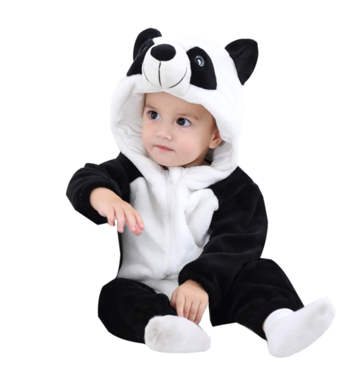 WSLCN Unisex Baby Romper Jumpsuit Hooded Sleepsuit | 0-6 Months - Buy Online on GoSupps.com