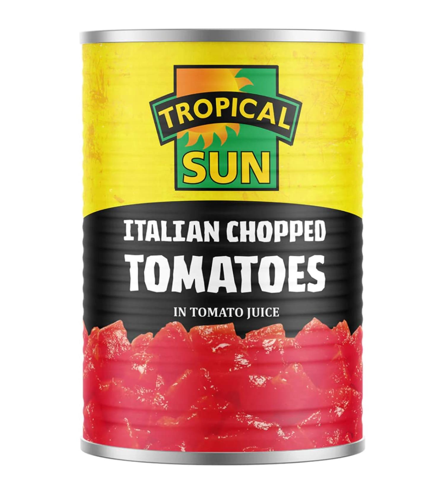 3 x Tropical Sun Chopped Tomatoes 12 x 400g
