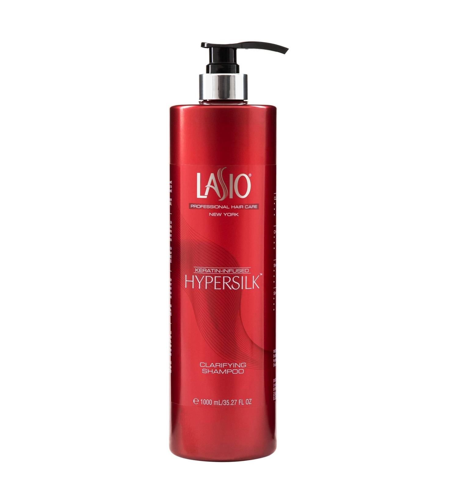Lasio Clarifying Shampoo 35.27 Fl. Oz - Gently Removes Buildup Non-Irritating & Cocamide Oil Infused | International Shipping Available - Buy Online on GoSupps.com