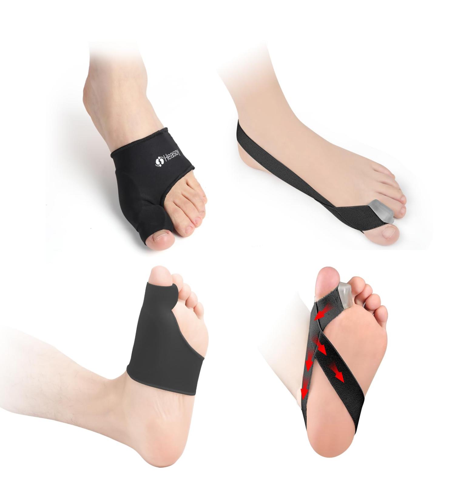 Bunion Corrector & Big Toe Separators for Pain Relief | Hallux Valgus & Overlapping Toe Treatment - 2 Pairs for Men & Women - Buy Online on GoSupps.com