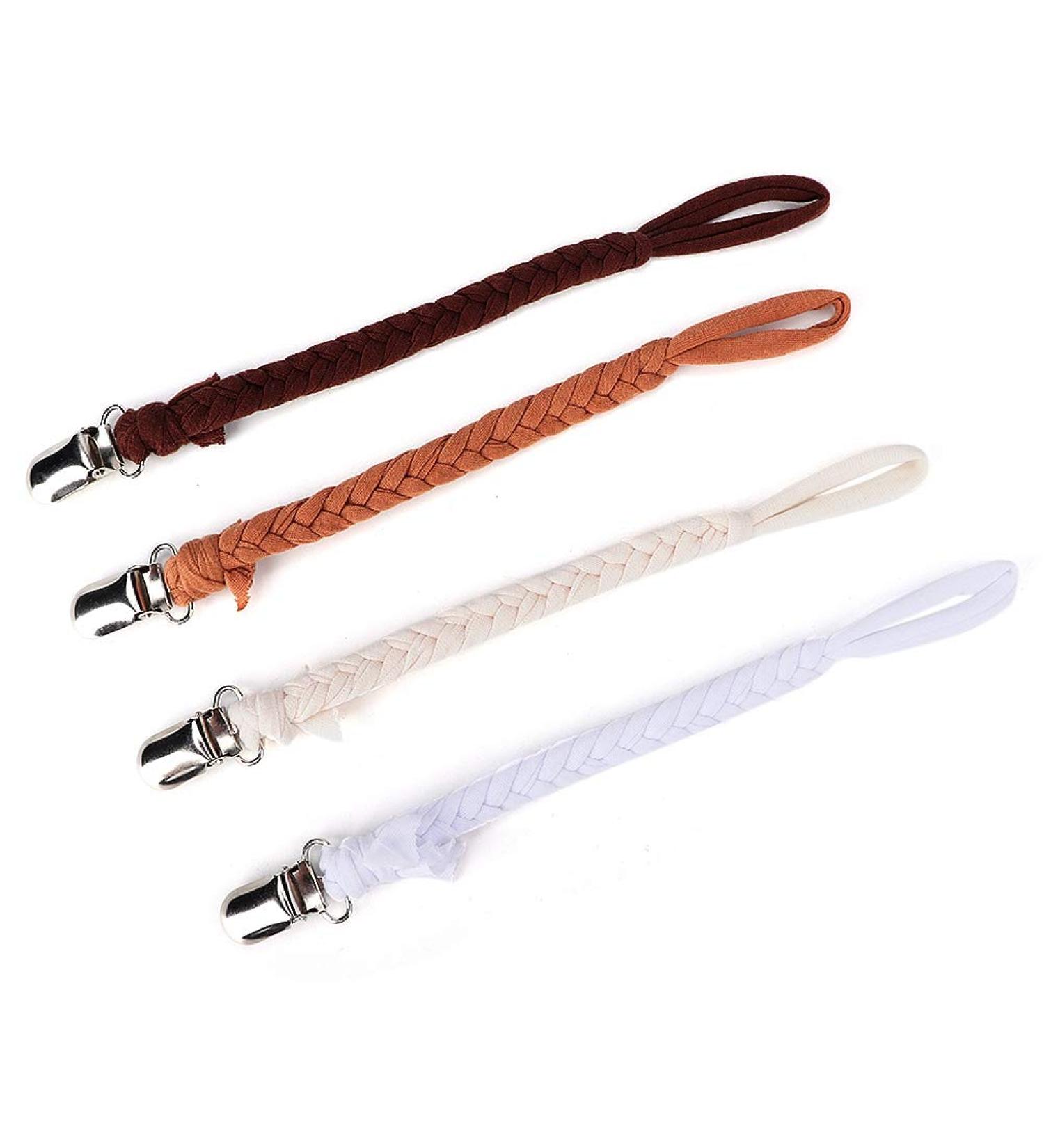 Buy SH-RUIDU Baby Schnuller Clamps - 4 DIY Pacifier Clips Stainless Steel Duck Beak Anti-Loss Straps for Boys & Girls - International Shipping Available - Buy Online on GoSupps.com