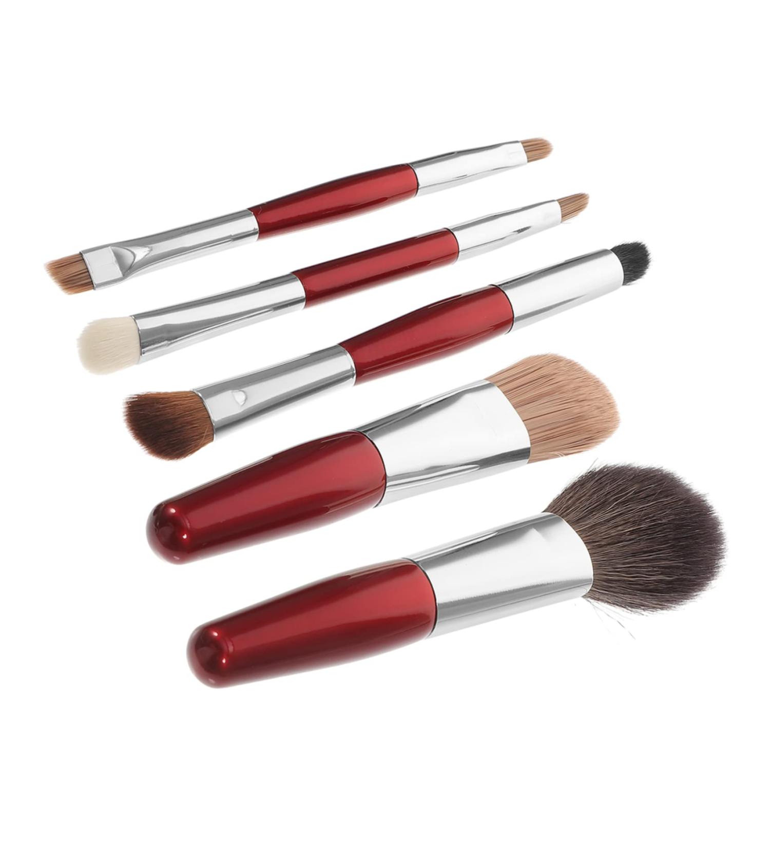 Ipetboom 1 Set Makeup Brush with Bag Face Makeup Brush Beauty Supply Powder Makeup Blush Brush Doll Cake Pan Fairy Houses Ladies Suits Travel Brush Cosmetic Fiber Wool - Buy Online on GoSupps.com
