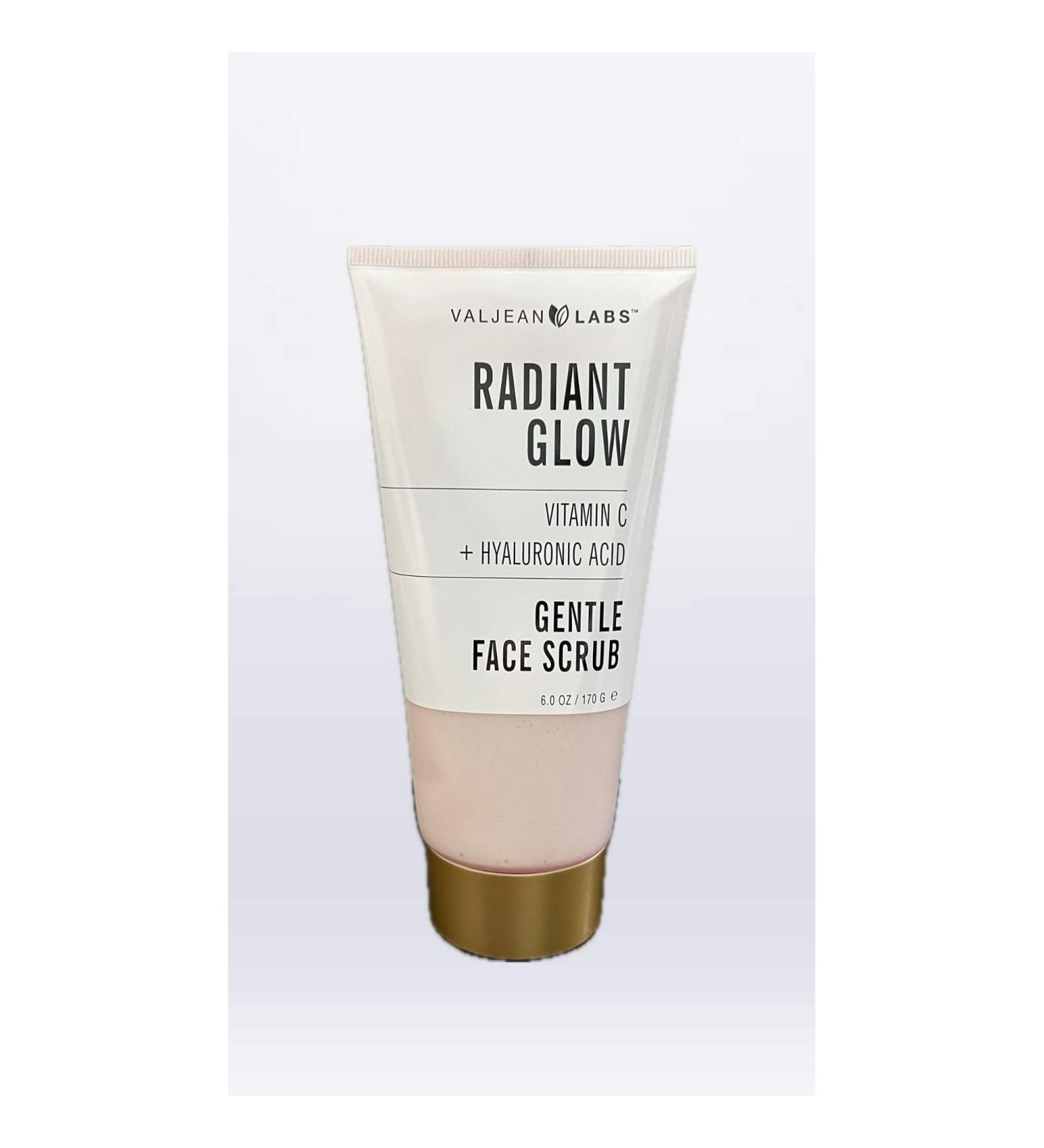 Radiant Glow Gentle Face Scrub Vitamin C and Hyaluronic Acid 6 oz
