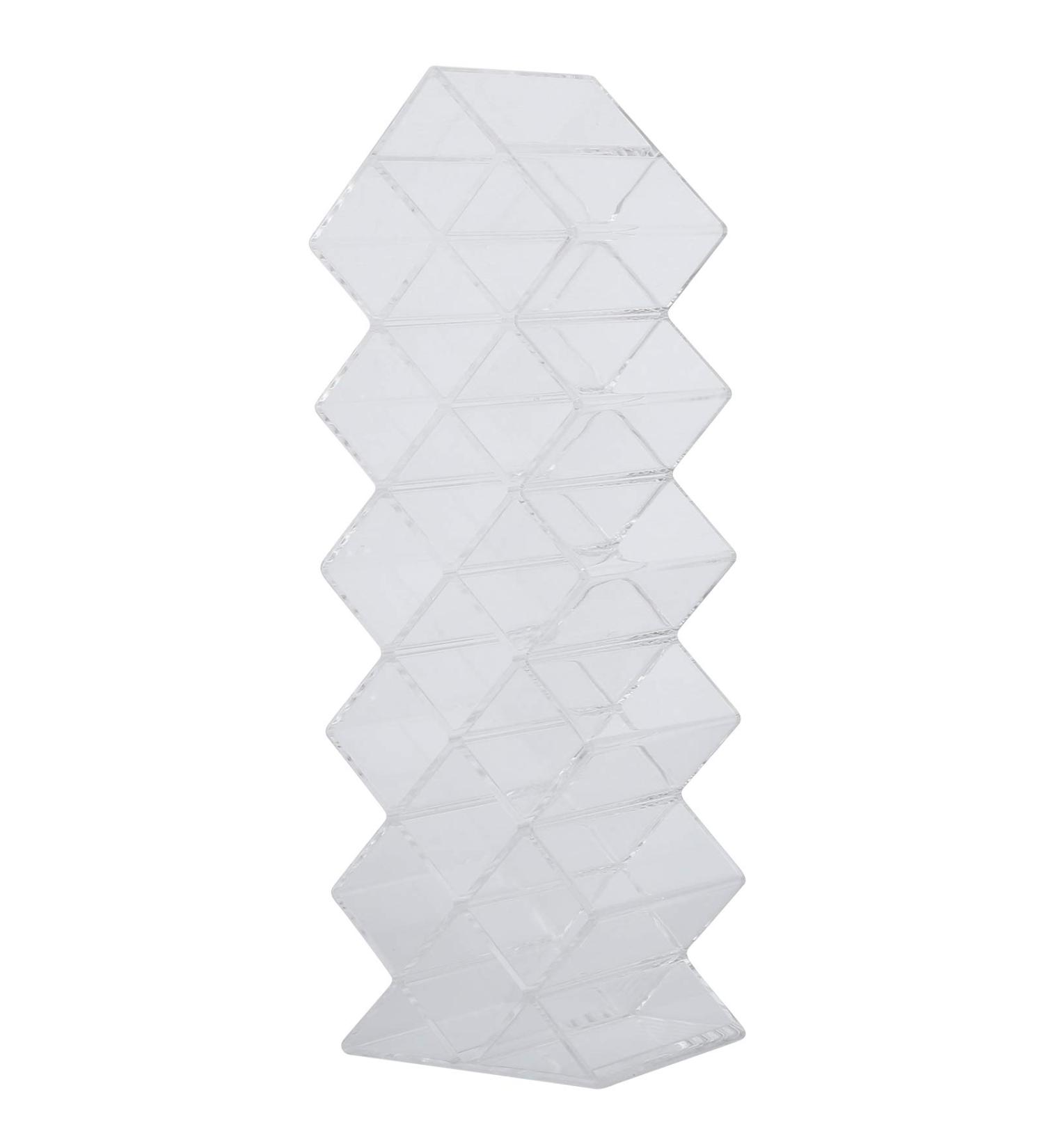 16 Cells Lipstick Storage Box | Transparent Acrylic Lip Gloss Display Stand for International Shipping - Buy Online on GoSupps.com