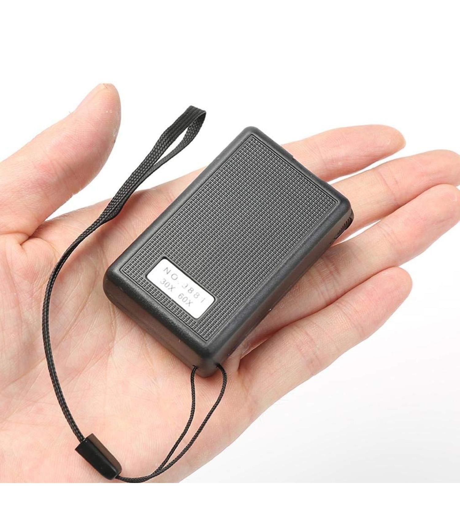 Portable Magnifying Glass 30X 60X Mini Handheld Reading Magnifier Small Portable Illuminated Magnifying Glass Jewelers Loupe with UV Black Light for Coin and Stamp Appraisal Counterfeit Detecti Good - Buy Online on GoSupps.com