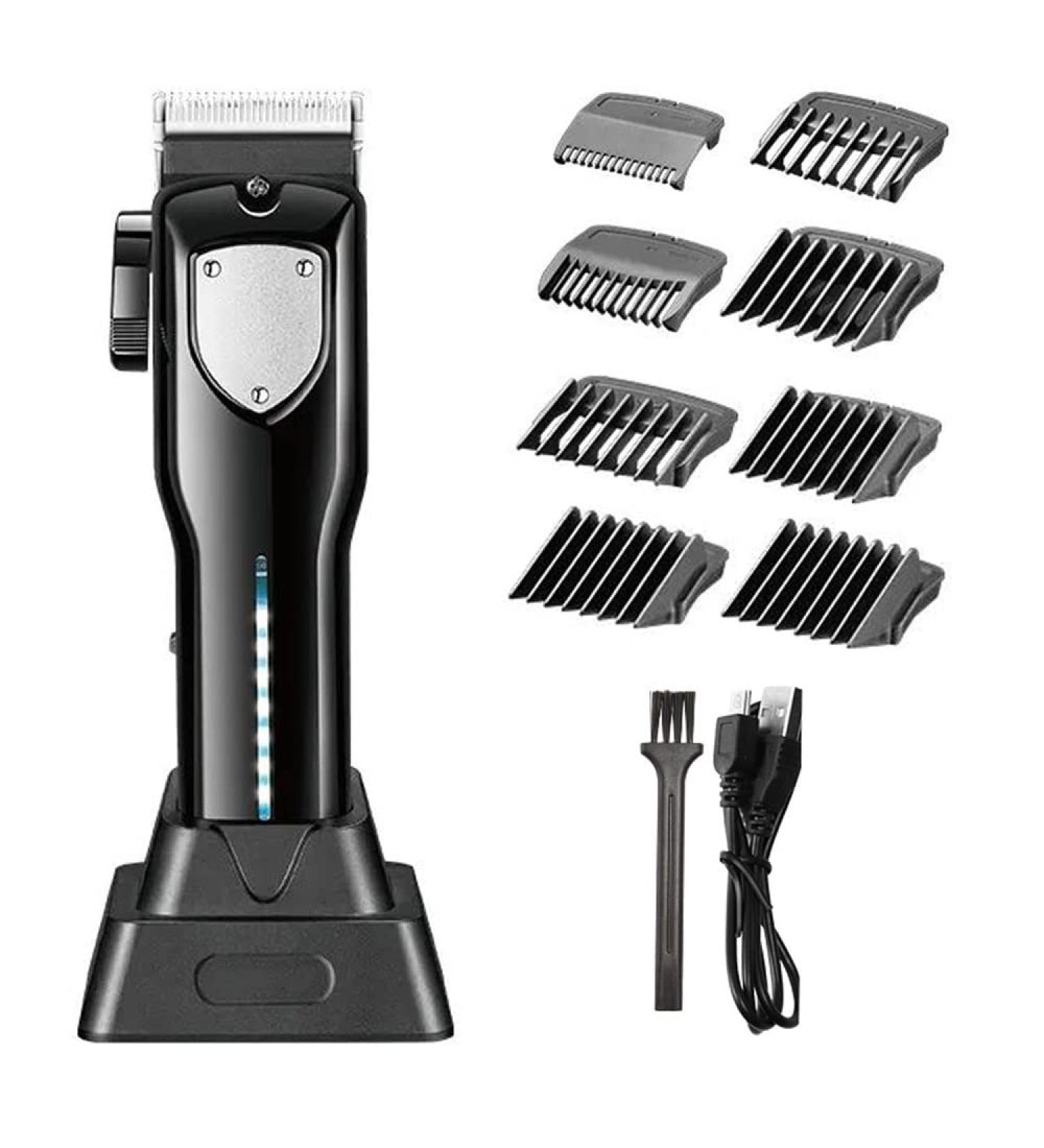 Pro Hair Clipper Adjustable Powder Metallurgy Tool Head Hair Trimmer Intelligent Display Light Low Noise Hair Clipper - Buy Online on GoSupps.com