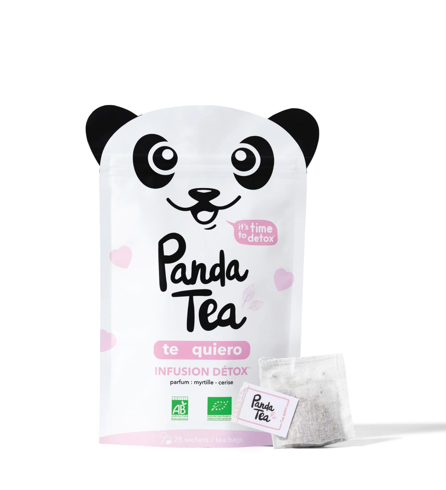 Panda Tea Quiero Detox Organic Tea Infusion - Fat Burner Hunger Cutter Drainer Slim Fit Cold or Hot or Iced Herbal Tea - - Buy Online on GoSupps.com