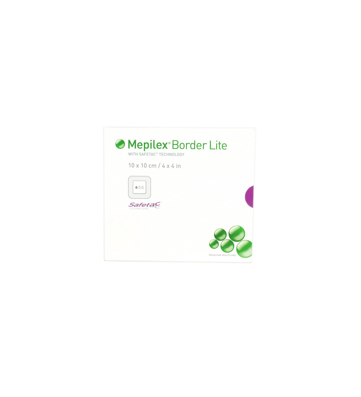 Mepilex Border Lite 4" x 4" (10 x 10 cm) Thin Soft Silicone Foam Dressing - Buy Online on GoSupps.com