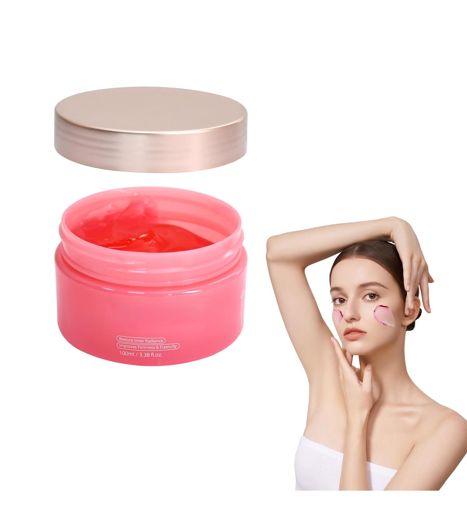 Godneei 100ml collagen cream for face lightly scented collagen jelly cream pink colloid collagen cream for face firming face cream - Buy Online on GoSupps.com