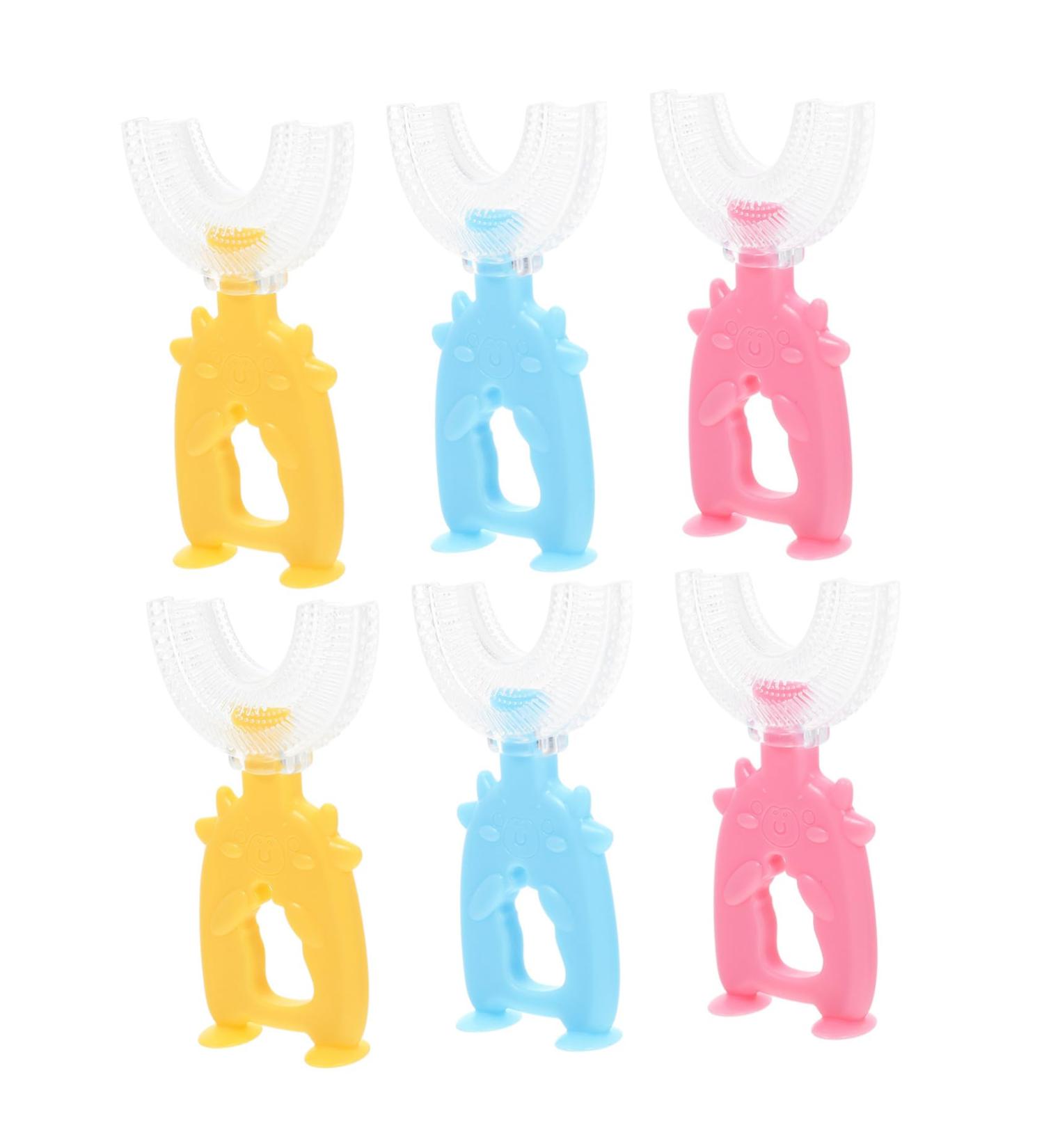 Buy Healvian U-Shaped Toothbrush for Children - Soft & Safe Dental Care for Kids & Babies - Buy Online on GoSupps.com