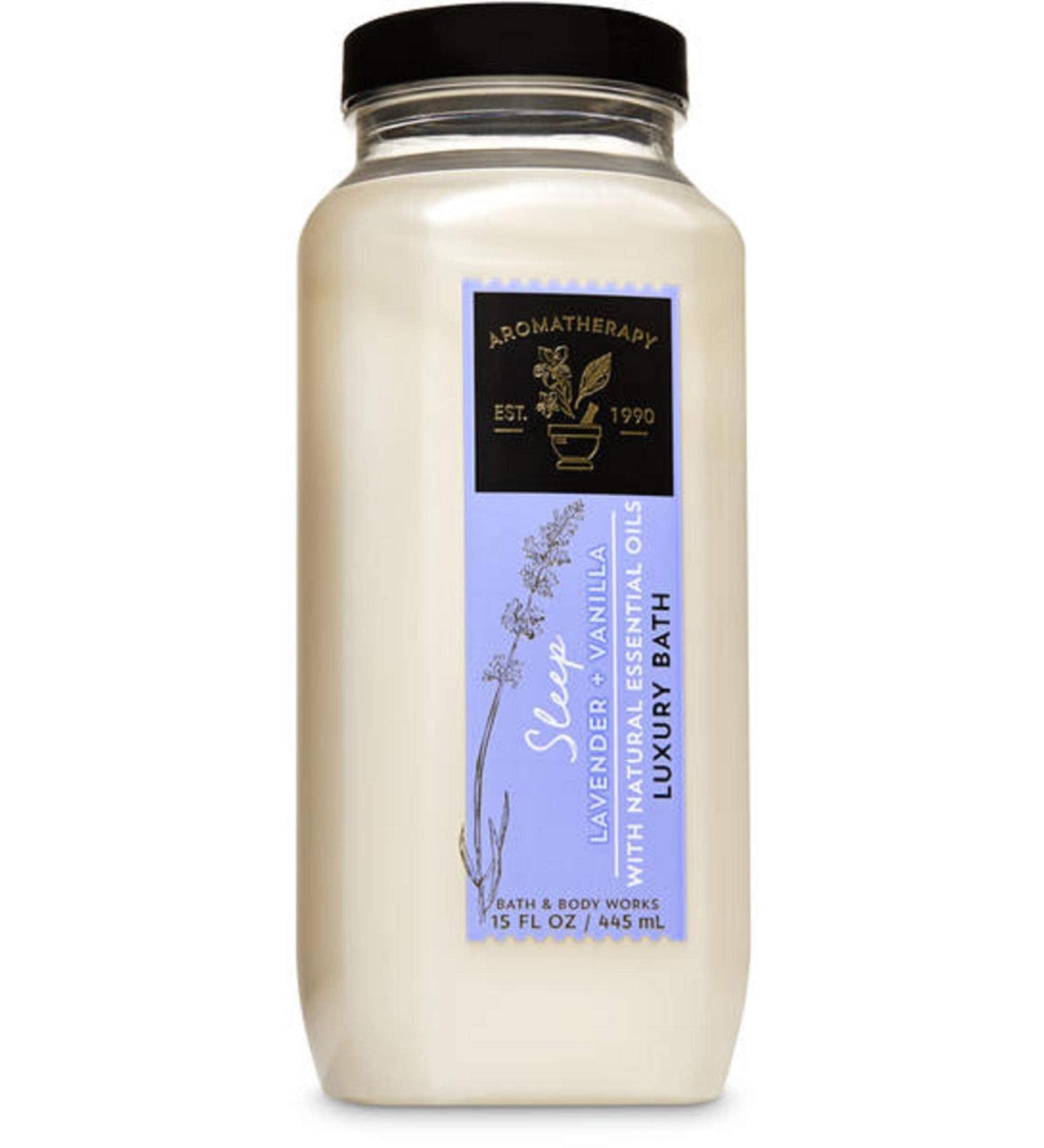 Bath and Body Works Origianl Sleep Lavender Vanilla Luxury Bath Aromatherapy Sleep 15 Ounce Large