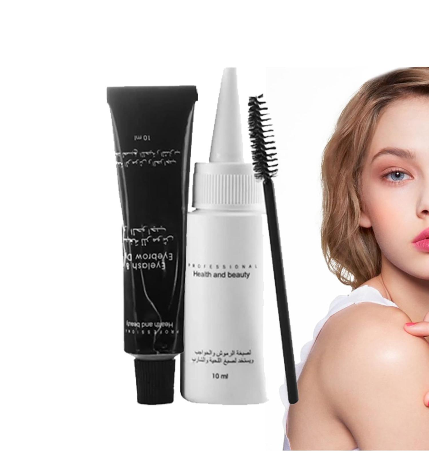 Brow Tint Kit | Eye Brow Coloring Kit - Quick Dry Long-lasting Waterproof Lash Tinting Kit For Salon Home Use Women Eyebrow Dying 1 count (Pack of 1) Brown - Buy Online on GoSupps.com