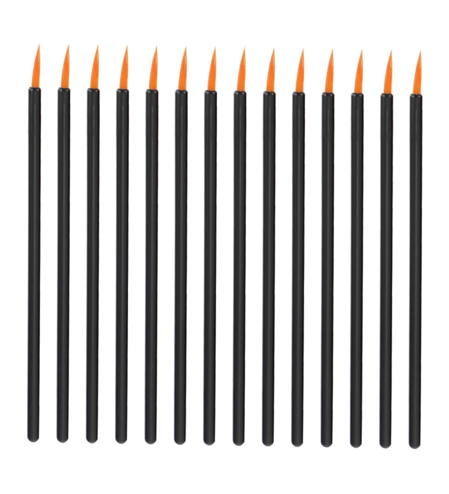 MAGICLULU 100pcs Disposable Eyeliner Brush Lip Liner Brush Pointed Makeup Tools Make up Woman Artificial Fiber 9x6.5cm Black - Buy Online on GoSupps.com