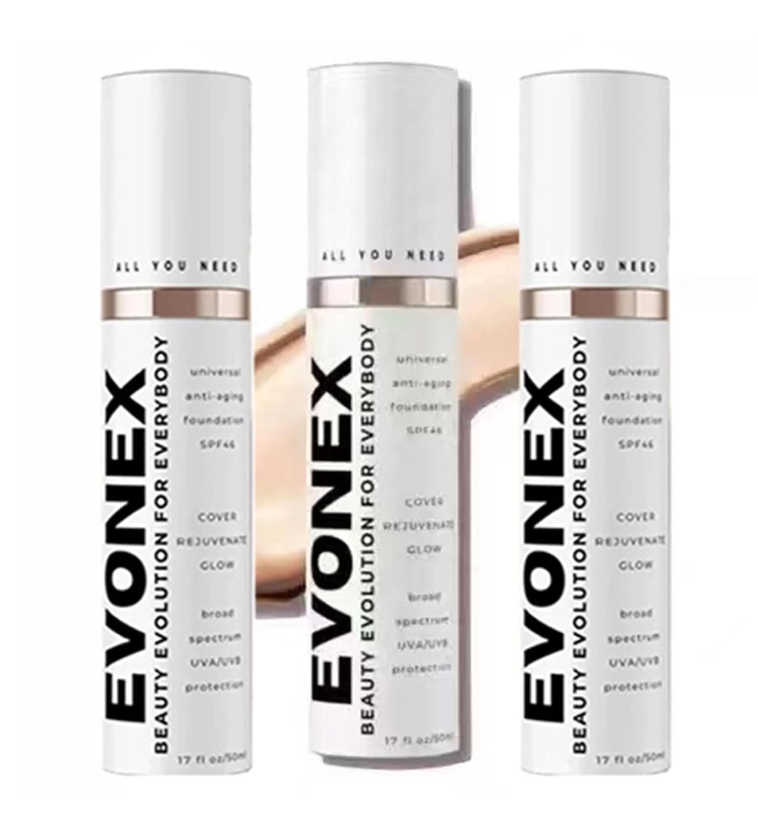 Evonex Anti-Aging Foundation Evonex Tinted Face Foundation Tinted Serum for Women Universal Shade Suitable for All Skin Types - Buy Online on GoSupps.com