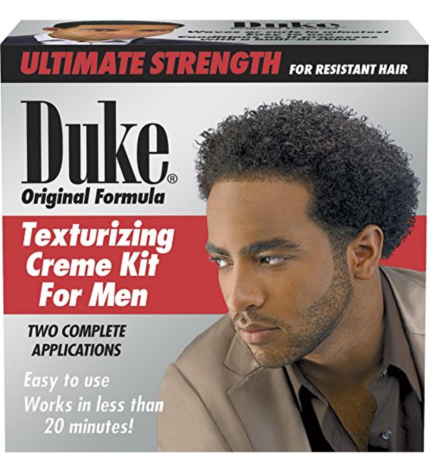 Duke Texturizing Creme Kit (Ultimate) - 2 Applications - Professional Hair Texturizing Solution - Buy Online on GoSupps.com