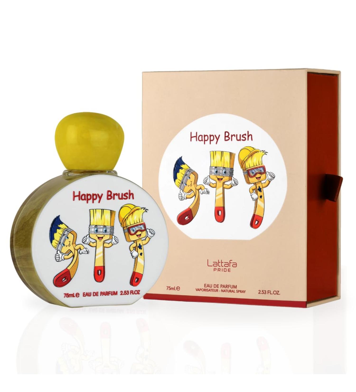 LATTAFA Pride Happy Brush For Kids Eau De Parfum Spray 75ML (2.5 OZ) Long Lasting Fresh Fruity Gourmand Fragrance. - Buy Online on GoSupps.com