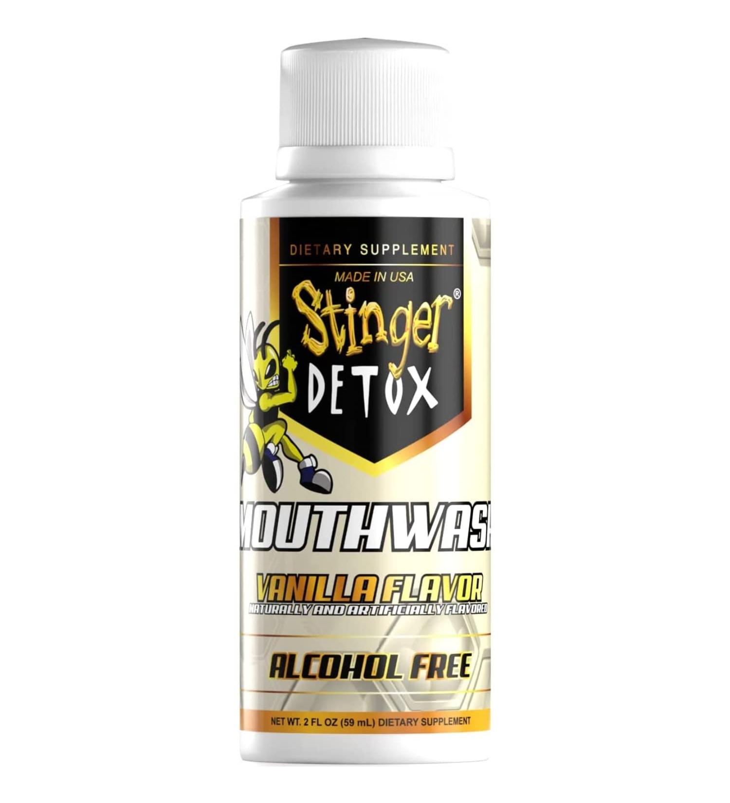 Stinger Detox Mouthwash 2oz - Powerful Oral Cleanser (1 Pack) - Buy Online on GoSupps.com