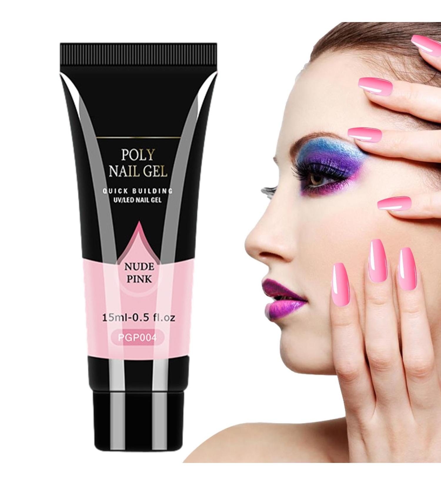 Gel Builder for Nails | LED Hard Gels Builder Easy to Use and Long-Lasting UV Nail Gel for Natural-Looking Nails Nail Extension Gel for Salon Easy at Home Pgp004 - Buy Online on GoSupps.com
