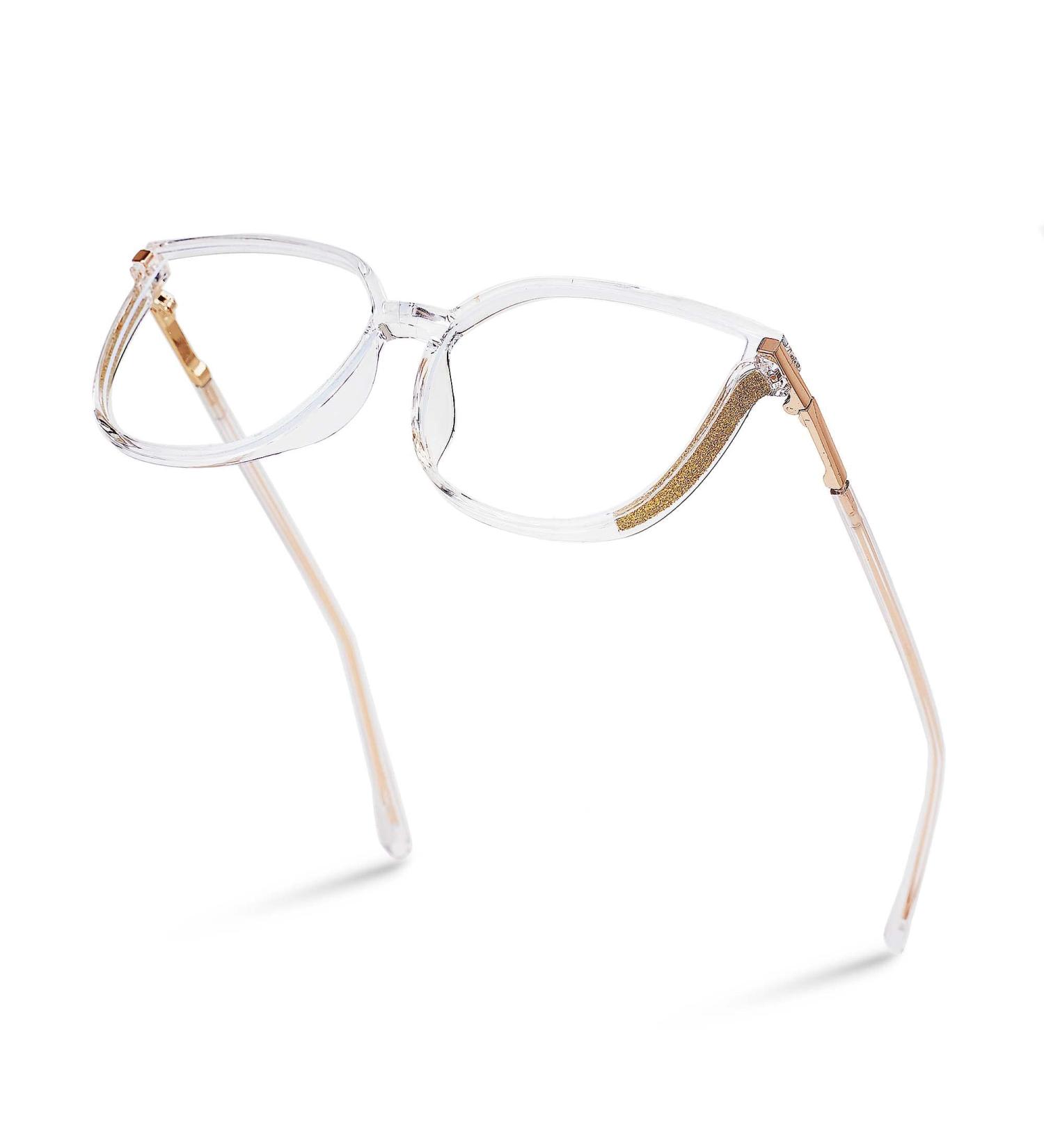 Blue Light Glasses for Women & Men | HD Clear Anti Eyestrain Computer Gaming Cat Eye Eyeglasses - Buy Online on GoSupps.com