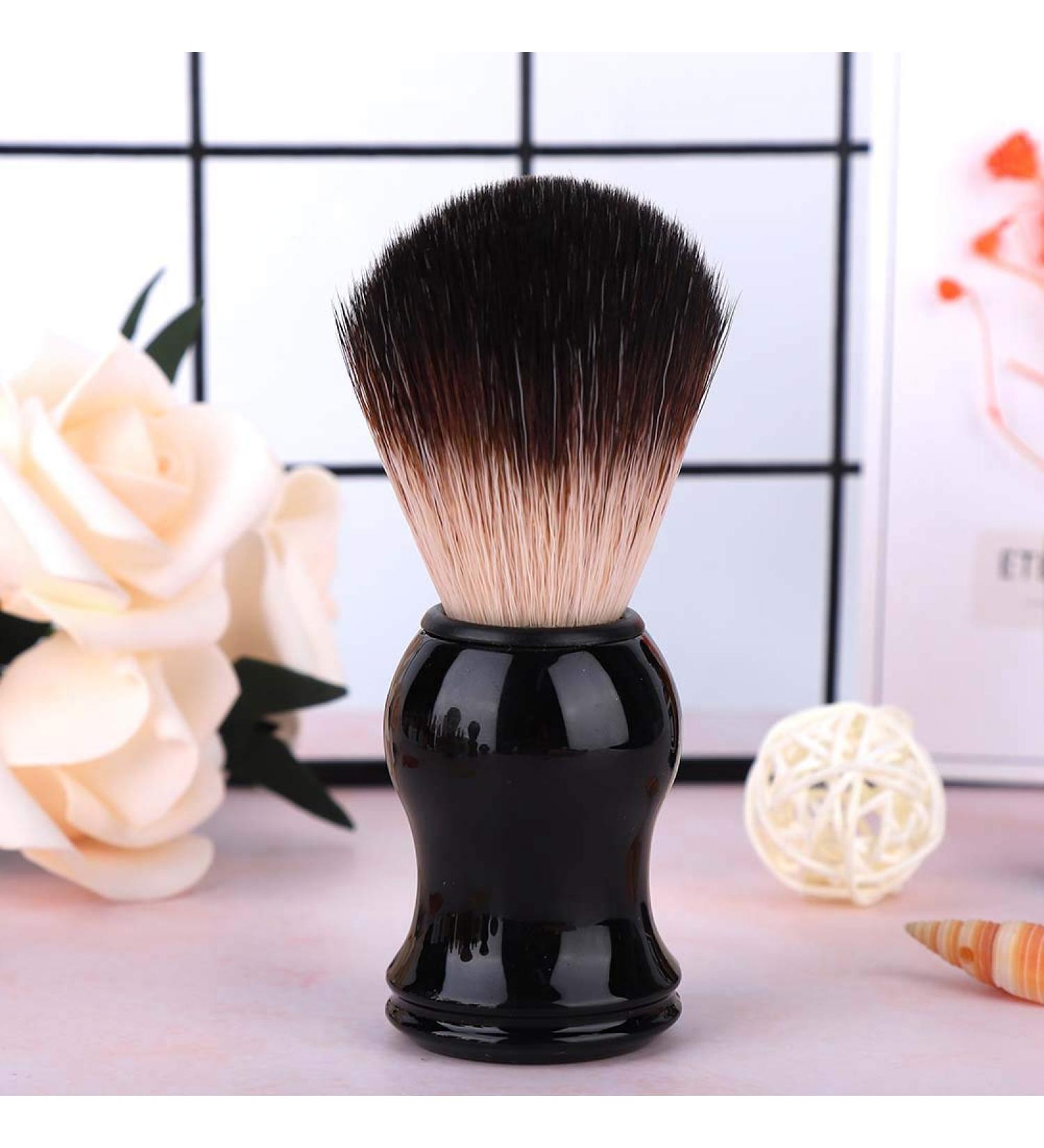 Premium Synthetic Razor Brush for Men | Wet Shaving Foam & Soap Brush | Wooden Handle Hairdressing Razor Brush - Buy Online on GoSupps.com