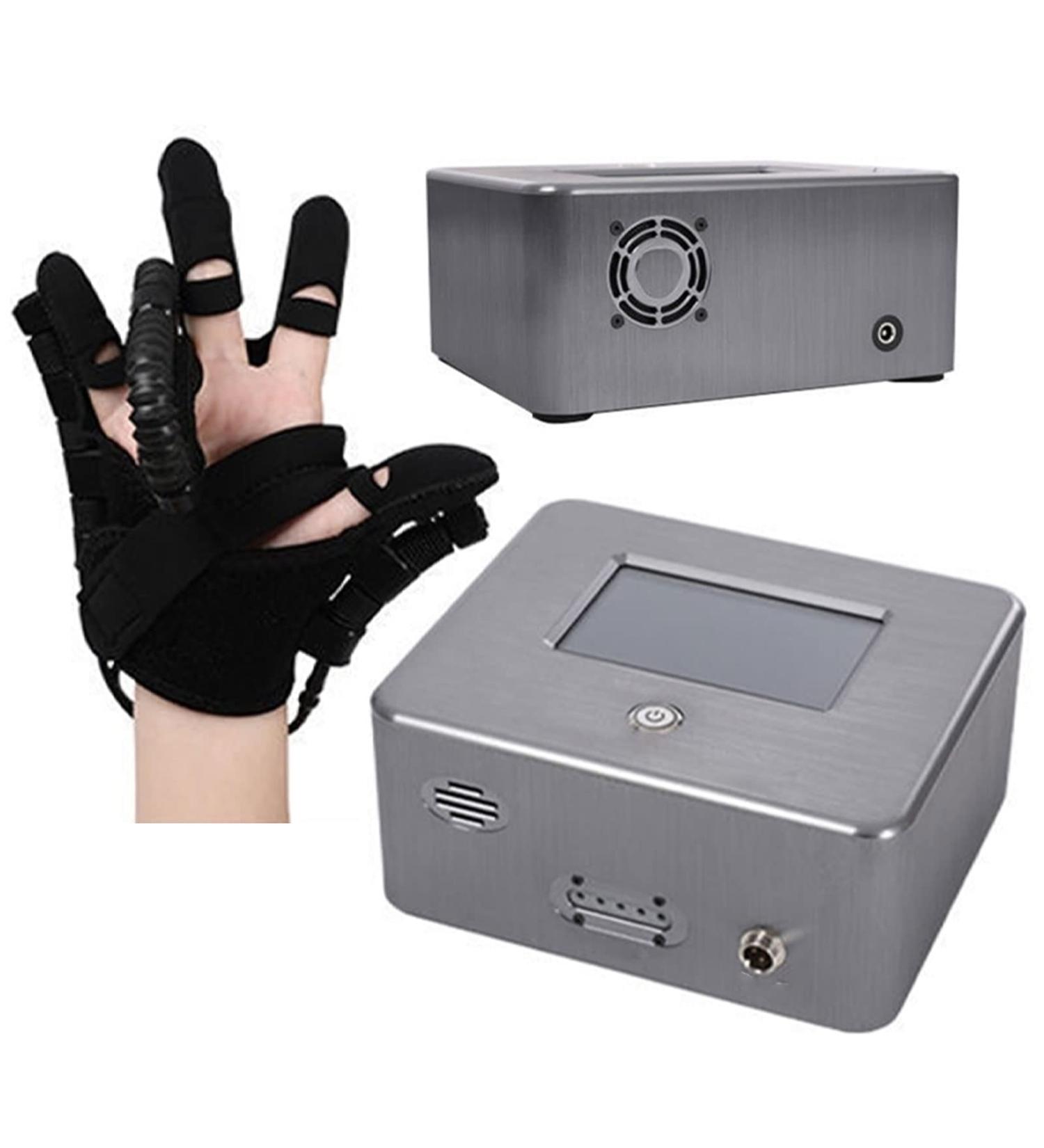 Rehabilitation Robot Pneumatic Gloves Finger Orthotics for Hand Dysfunction for Stroke Hemiplegia Hand Function Recovery Finger Trainer 2 - Buy Online on GoSupps.com