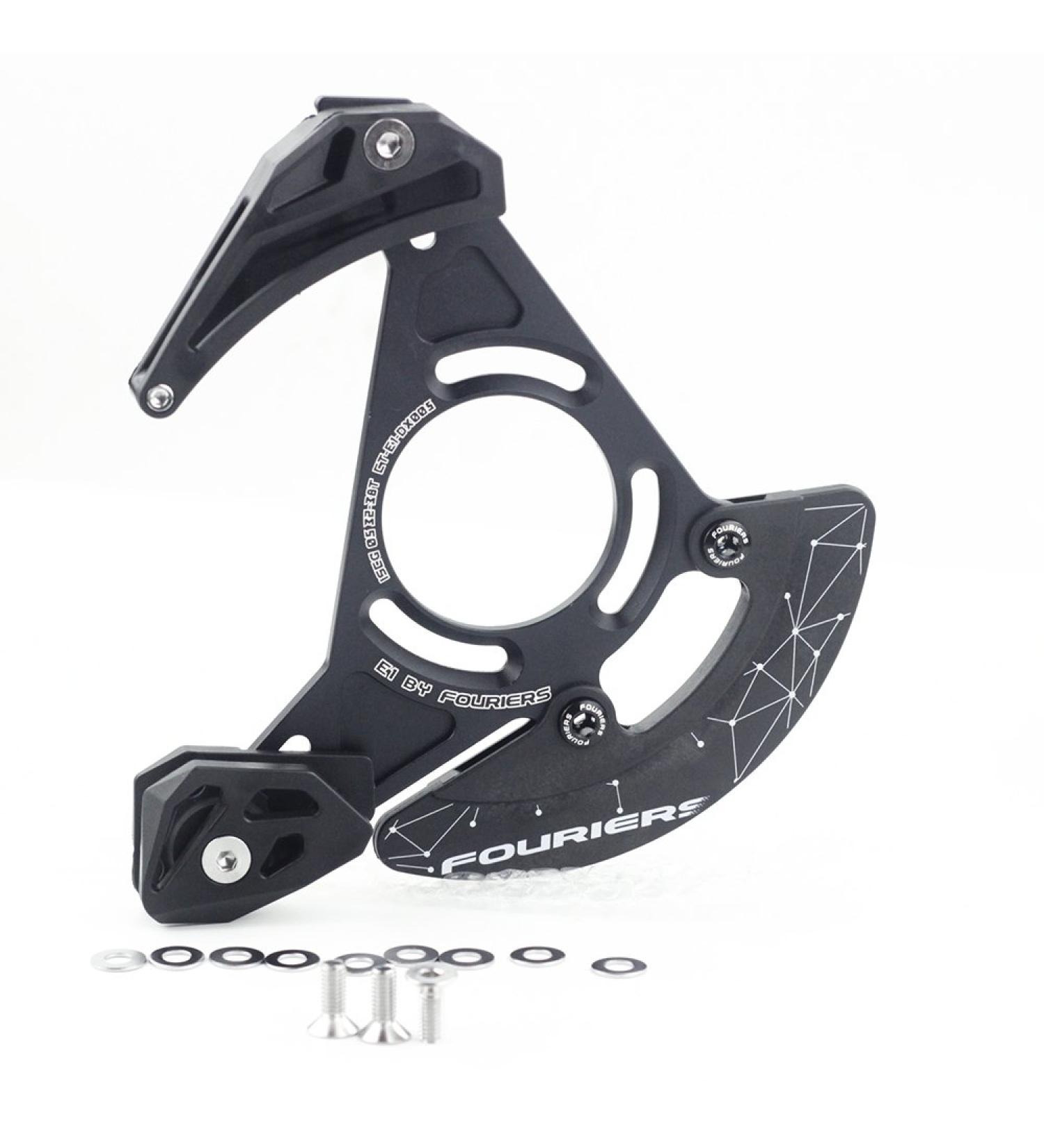 Fouriers CT-E1-DX005 Chain Guide Bash Guard Retention Device 32-38T Black ISCG - Enhanced Chain Security - Buy Online on GoSupps.com