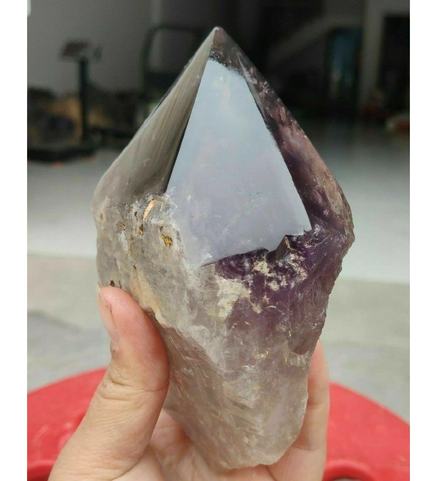 Stone 1.5 LB Natural Amethyst Cluster Quartz Crystal Skeleton Specimen Balance Gemstone Decoration Crystal Cluster - Buy Online on GoSupps.com