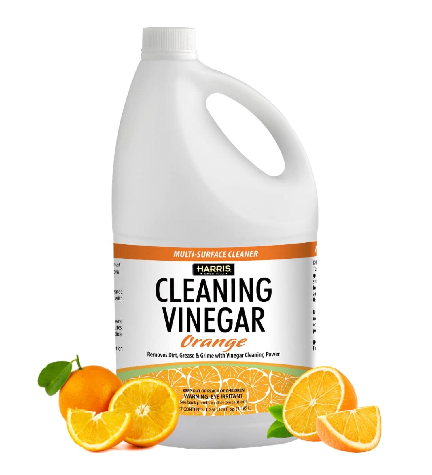 HARRIS Cleaning Vinegar - All Purpose Household Surface Cleaner (128oz Orange) for Effective International Cleaning Solutions - Buy Online on GoSupps.com