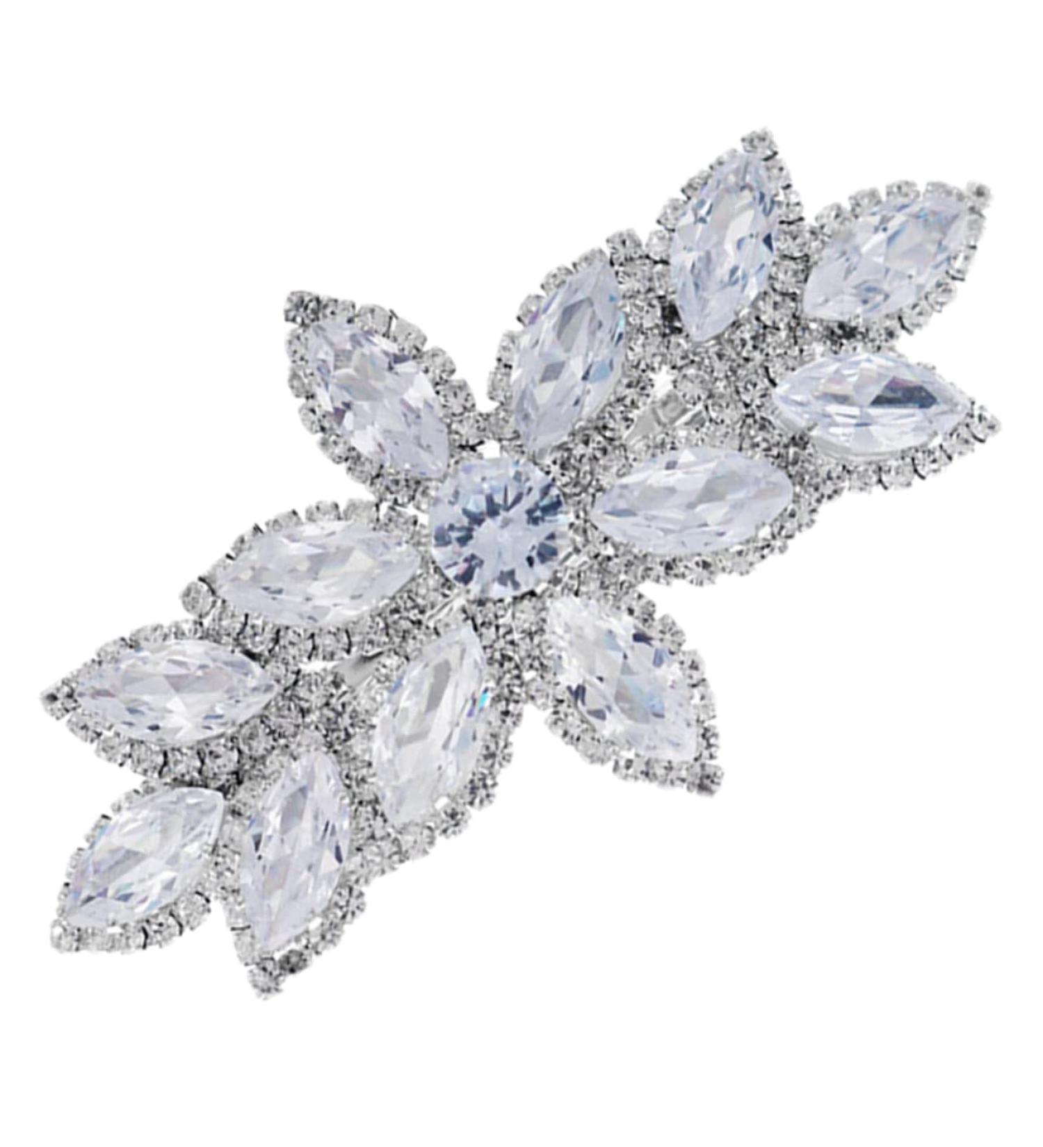 Ipetboom Rhinestone Hair Clip Crystal Hair Accessories Hair Jewels for Women Crystal Hair Barrette Bridal Hair Accessories Girls Hair Accessories Hair Topper Bride Zircon Top Clip Wedding - Buy Online on GoSupps.com