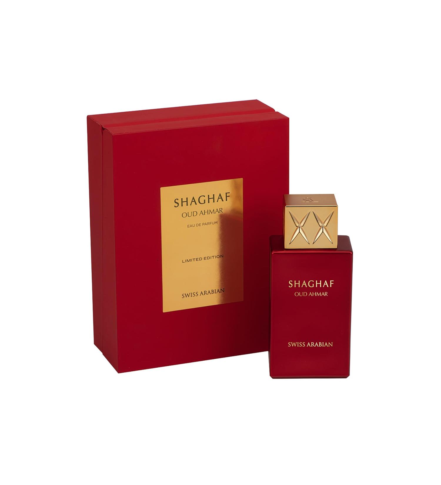 Swiss Arabian Shaghaf Oud Ahmar - Luxury Products From Dubai - Long Lasting And Addictive Personal EDP Spray Fragrance - Seductive Signature Aroma - The Luxurious Scent Of Arabia - 2.5 oz - Buy Online on GoSupps.com