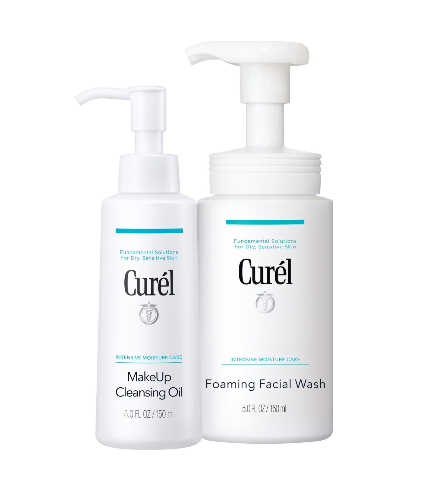 Curel Makeup Cleansing Oil and Face Wash Cleansing Oil & Face Cream - Buy Online on GoSupps.com